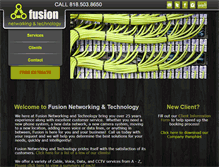 Tablet Screenshot of fusionnettech.com